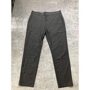 Fresh Clean‎ Threads Chino Pants Mens 34x30 Black High Rise Flat Front Straight